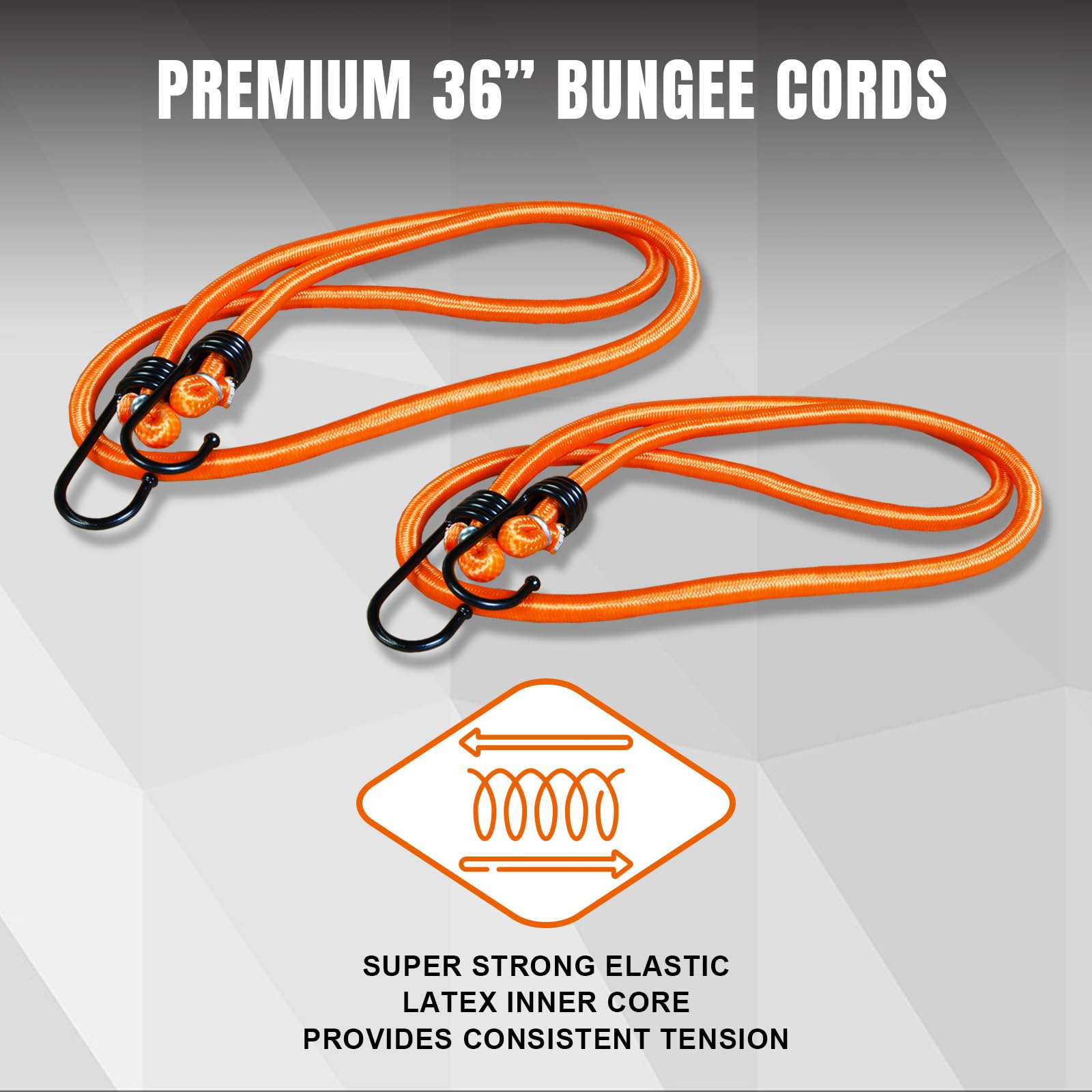JACK BOSS Cinghie a cricchetto resistenti con resistenza alla rottura, 997,9 kg, confezione da 4 – 4,5 m, cinghie a cricchetto con gancio di sicurezza a S, per dispositivi mobili moto, ATV, camion,