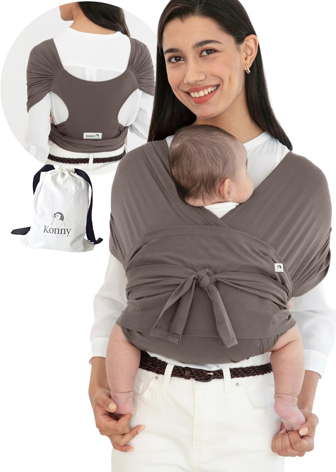 Konny Baby Carrier FLEX Elastech Adjustable Carrier, HassleFree