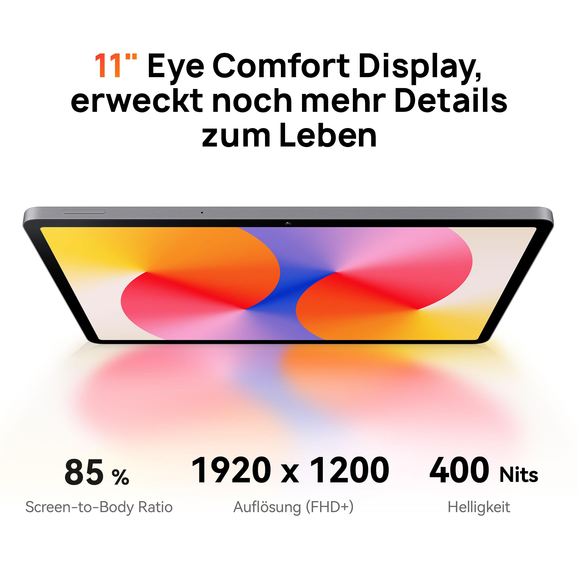 HUAWEI MatePad SE 11″ Tablet, 6 GB + 128 GB, design unibody in metallo di alta qualità, display Eye Comfort FullView, batteria 7700 mAh, altoparlante 4 vie, Wi-Fi, Bluetooth, Nebula Gray