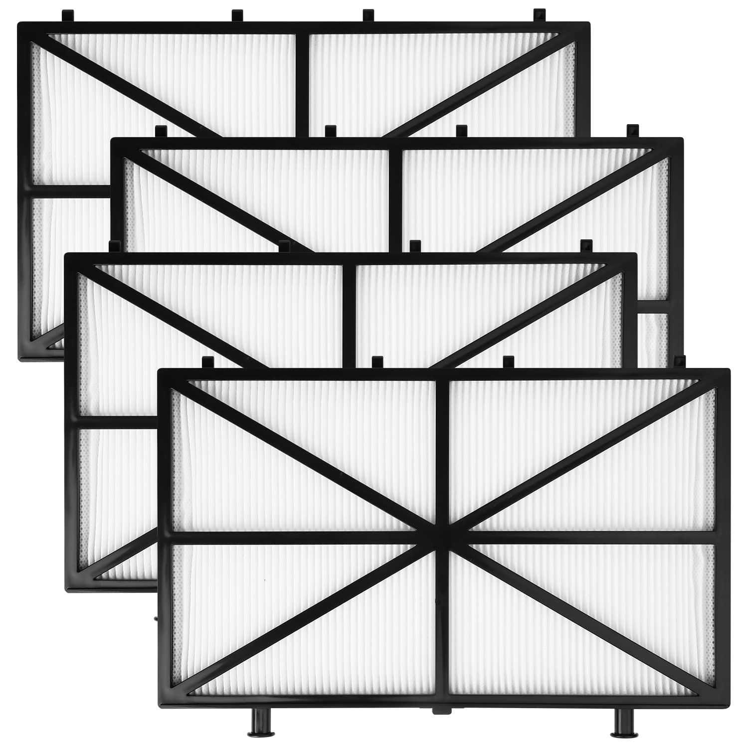 4pcs Robotic Pool Cleaner Filter Cartrid, Cartridge Filter Panels Pool Cleaner Filters Compatible for Dolphin Nautilus CC Plus M400 M500 Pool Cleaner Robot Filters Replacement 9991432-R4