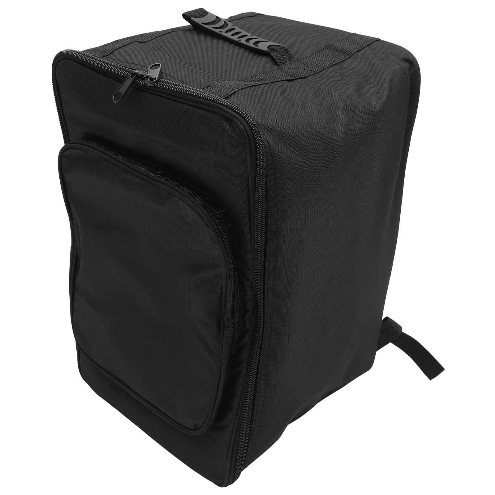 COLLBATH Zaino Custodia Imbottita Nero per Cajon e Batteria Borsa Porta Bacchette in Cotone e Legno, Adatto a Musicisti e Ragazzo Ragazza Stili multipli