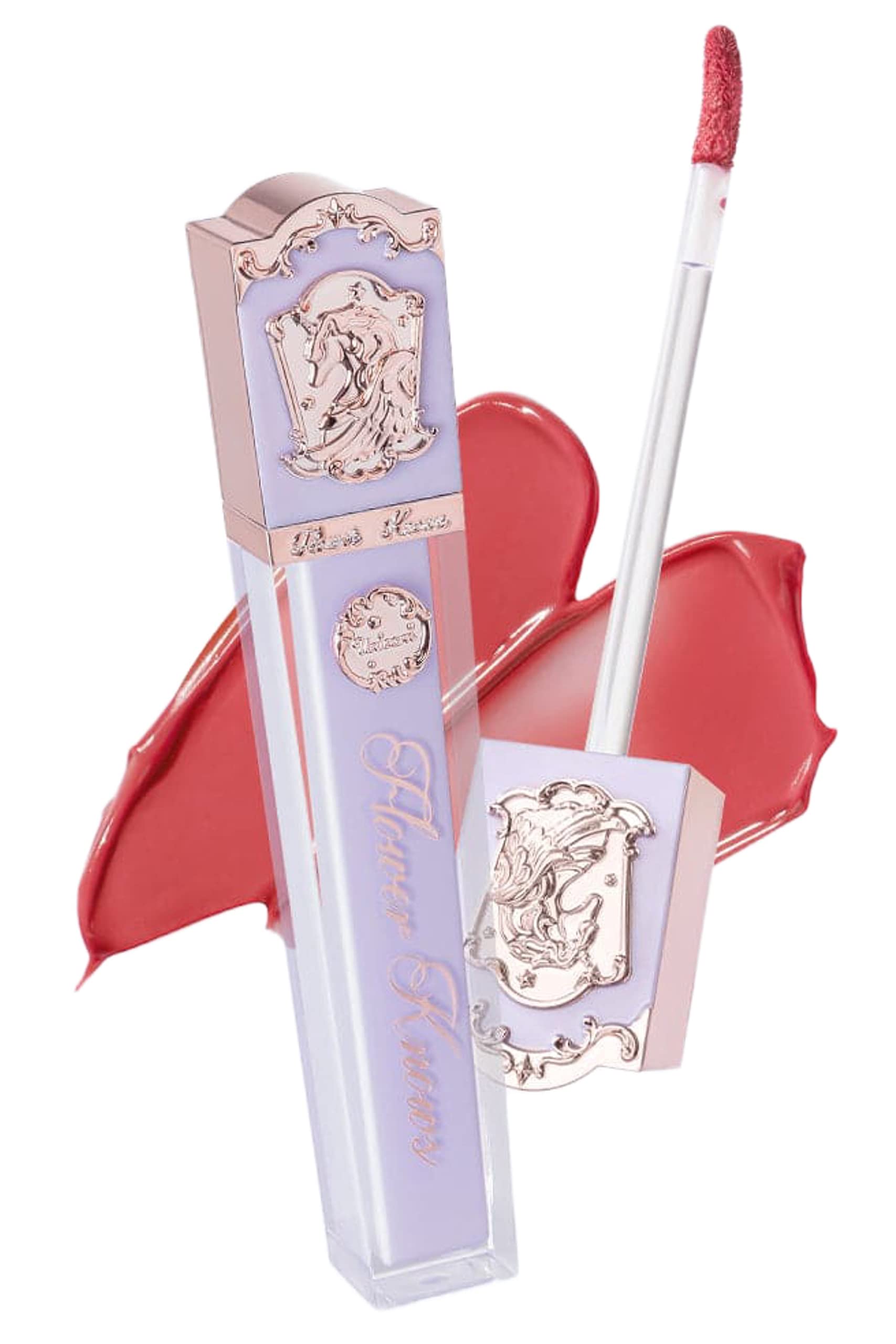 Flower Knows Unicorn Crystal Lip Gloss - Add Magic to Your Lips (Peach Agate)