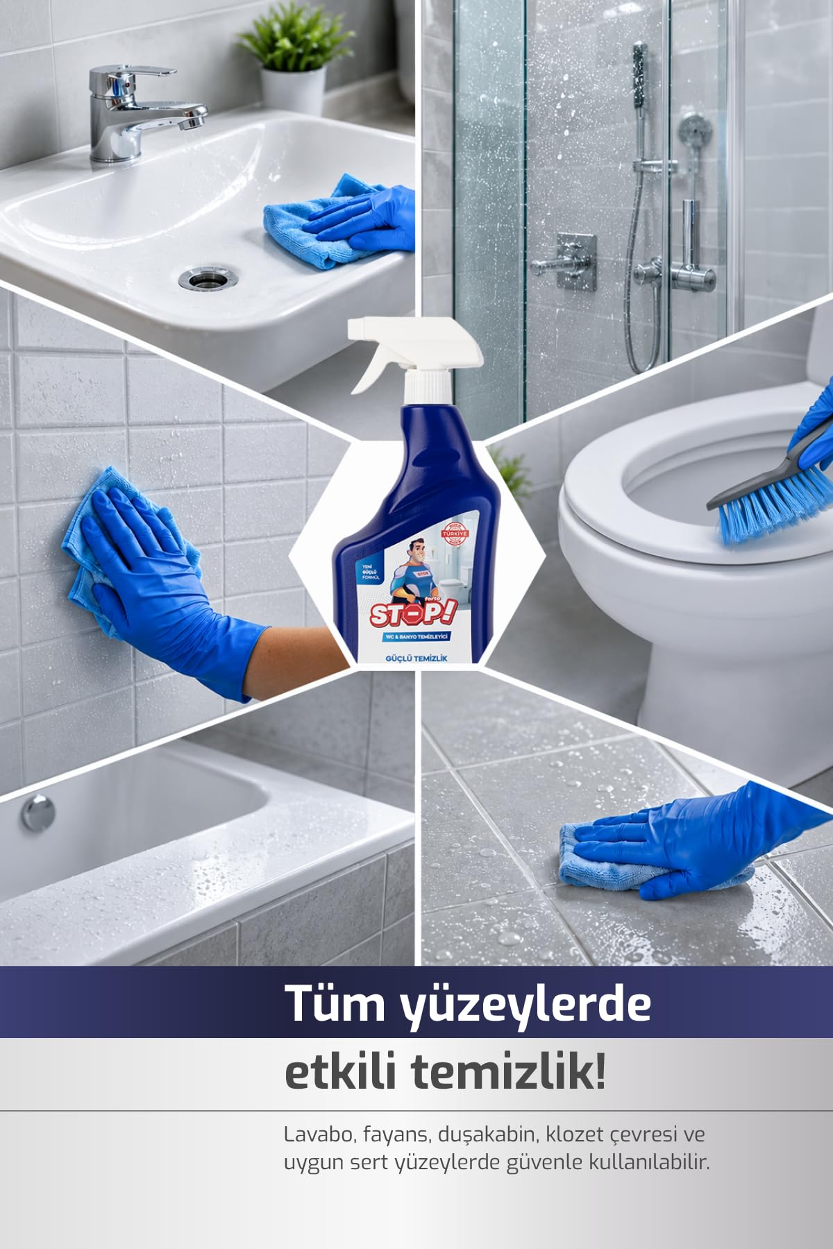 Stop Forte WC & Banyo Temizleyici