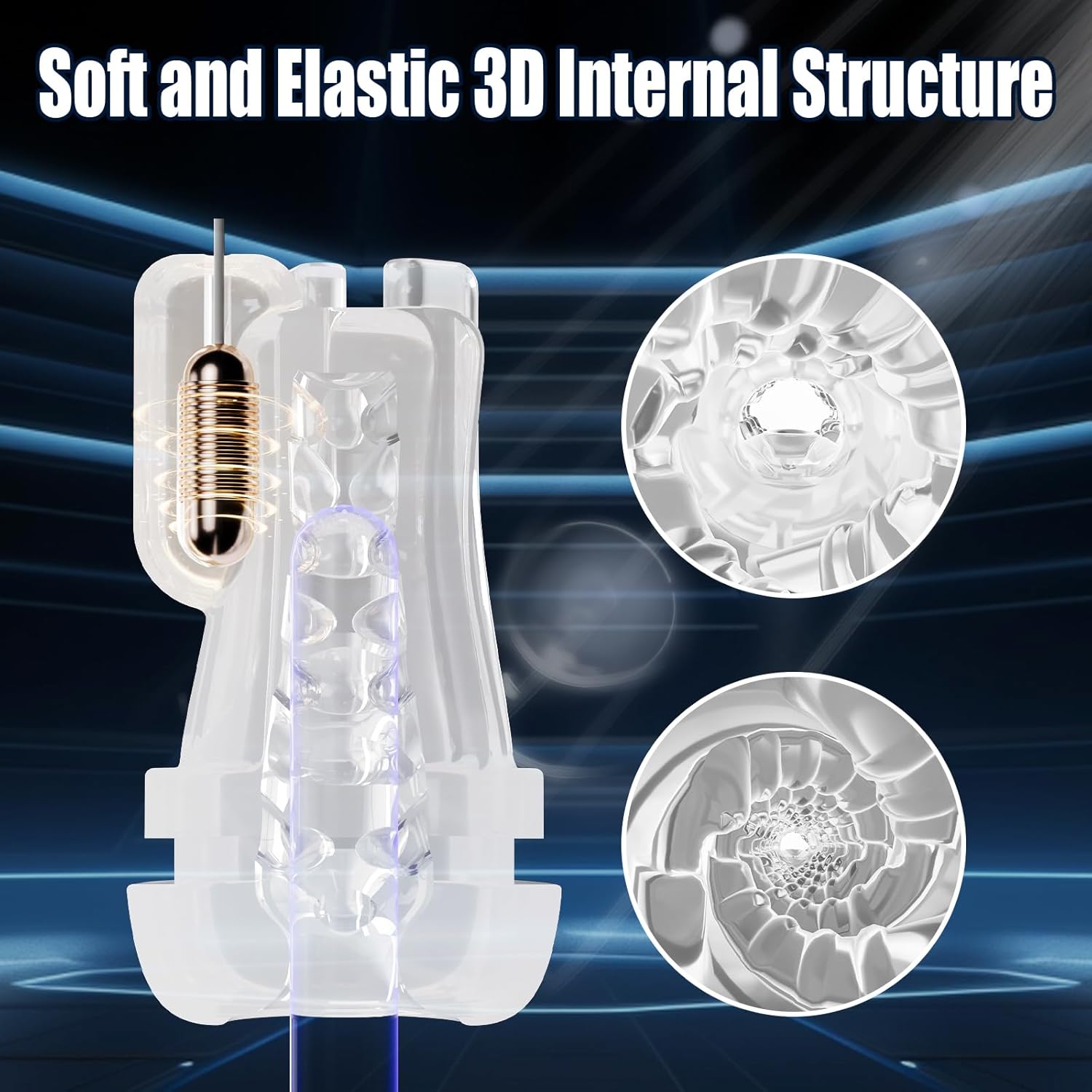 Automatic Sucking Male Masturbators - Upgraded 10 Vibration & 5 Suction Hands Free Pocket Pussy Male Stroker with 3D Realistic Textured, Blowjob Toy Mens Adult Male Sex Toys for Men (Black)