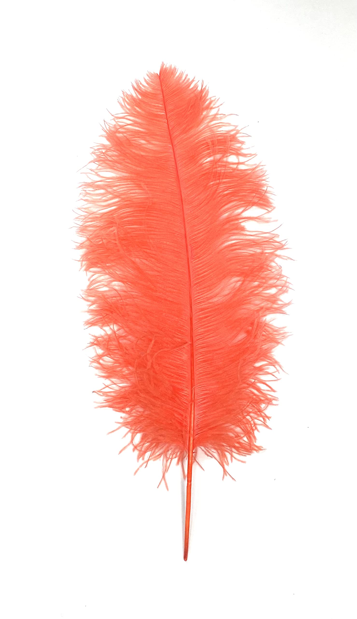 Plumes d'autruche corail bricolage et centres de table 45-60cm