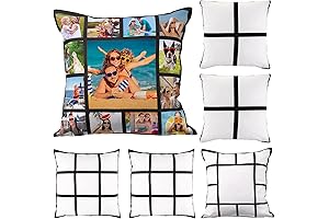 Sublimation Pillow Cases Blank 3 Styles (6 Pieces)