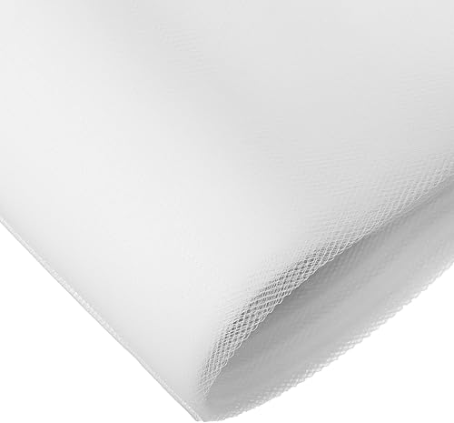 Miniatura 1 de Gift International - Perno de tul de 54 pulgadas por 120 pies, color blanco