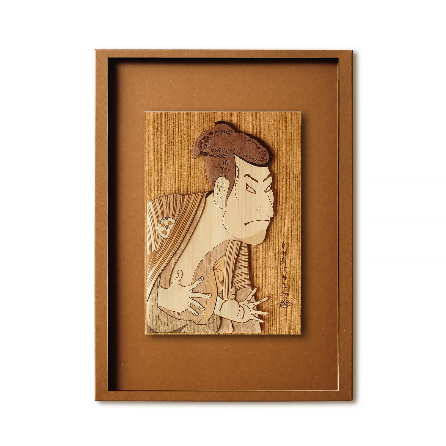 - KINOWA Ukiyoe Art Kit Kiharie Actor Otani Oniji 3rd As The Yakko Edobei Made in Japan