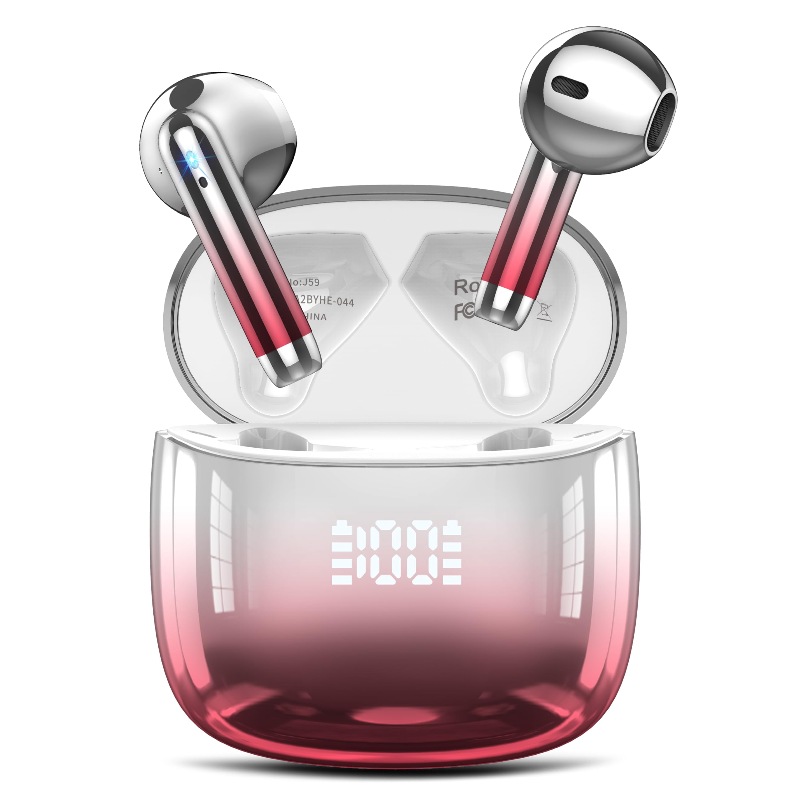 Cuffie Wireless Bluetooth 5.4 Con Driver Da 14.2 Mm, 40 Ore Di Autonomia, IPX7 E Display LED