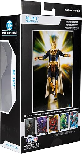 Miniatura 10 de McFarlane Toys DC Multiverse Dr. Fate - Figura de acción de 7 pulgadas
