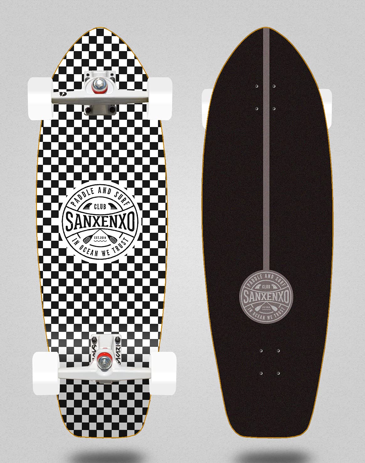 Sanxenxo PS Surfskate with SGI Trucks Surf Skate Streets Have no Name 31