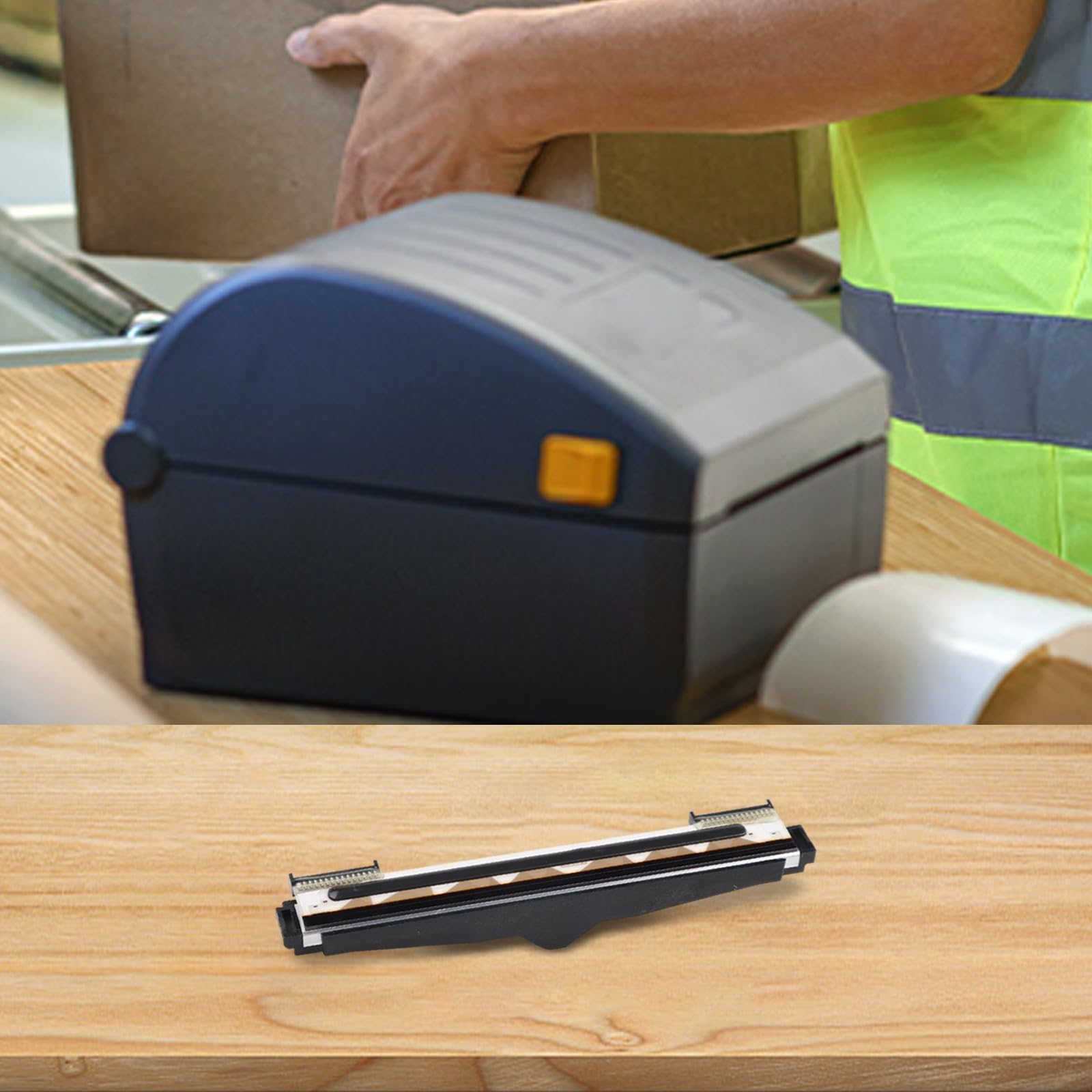 Per Zebra ZD230D ZD220D testina di stampa compatibile 203 dpi sostituzione striscia termica P1115689 OEM Design abbinato