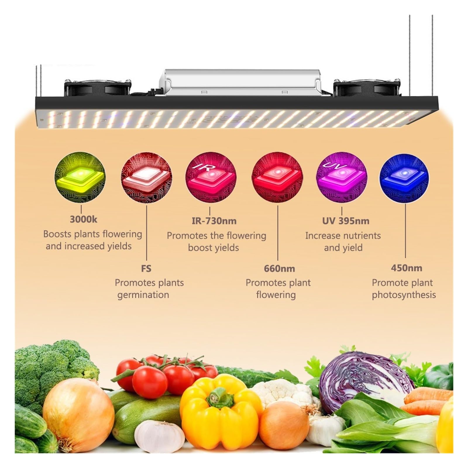 Lámpara de Cultivo, Driver-Placa de 200W LM301H, Luces/lámparas LED Regulables de Espectro Completo for Crecimiento de Plantas hidropónicas Vegetales y florecientes(3500k)