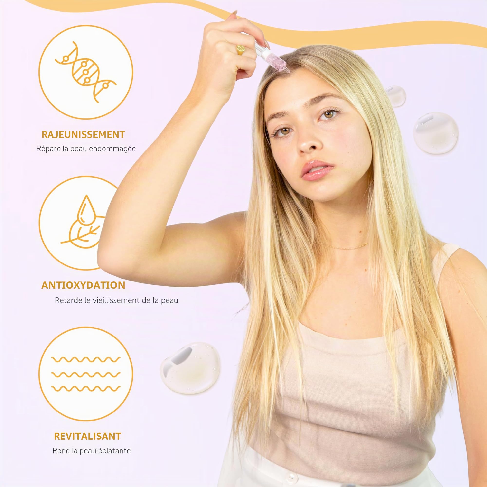 BRÜUN Advance Microneedling Sérum Coréen - Kit de 4 Ampoules Booster Différentes pour le Visage et le Corps Comprenant (Sérums AC + SC + SD + HY Contrôle) – Utilisation avec ou sans Dr Pen