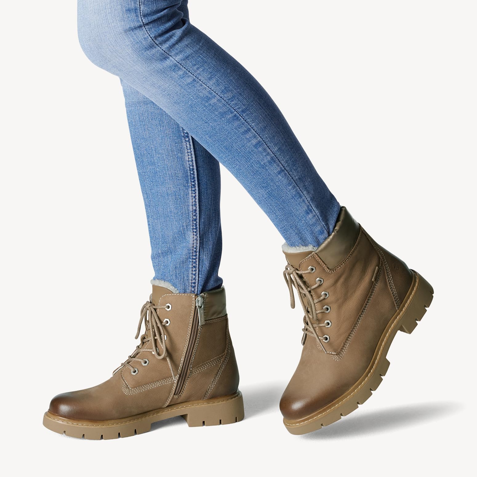 Tamaris Kobiety Tamaris Comfort Damskie Buty Z Podszewką Ze Sznurowaniem I TexModa — buty