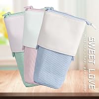 Astuccio Telescopico 2 In 1 JANREAY - Design T&egrave; A Bolle, Portapenne Pop-Up, Rosa, Per Scuola E Ufficio