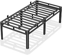 Vista 11 de ROIL 24 Inch Queen Size Bed Frame, Metal Bed Frame & Box Spring 2 in 1 Platform with Round Corner Legs, 4000LBS Double Layer Bed Frame with