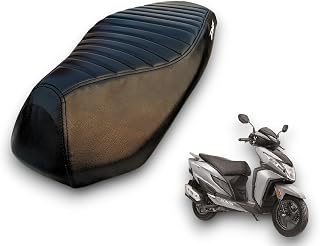 DIO 125cc scooty seat Cover,Black Colour,Water Proof,6 mm Cushion Foam,Rope provided pu Leather Price In India