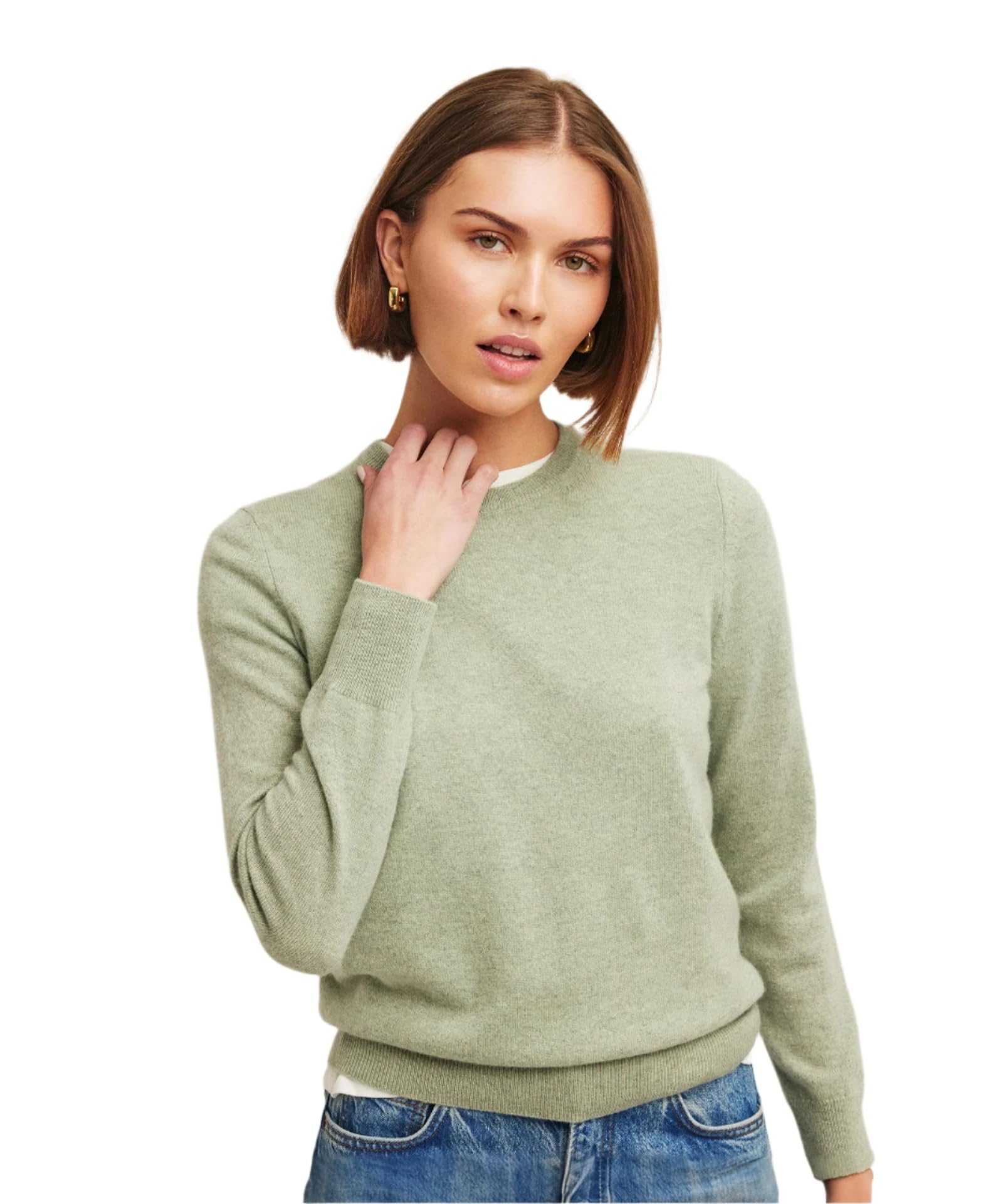 NAADAM Women's The Original Cashmere Crewneck Sweater