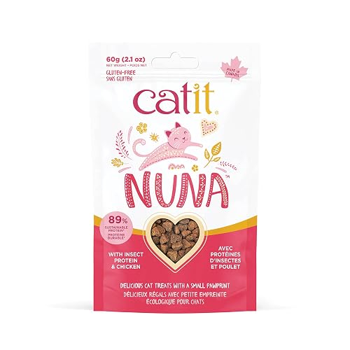 Catit Nuna Snack mezcla Proteína Insecto y pollo, 60 g