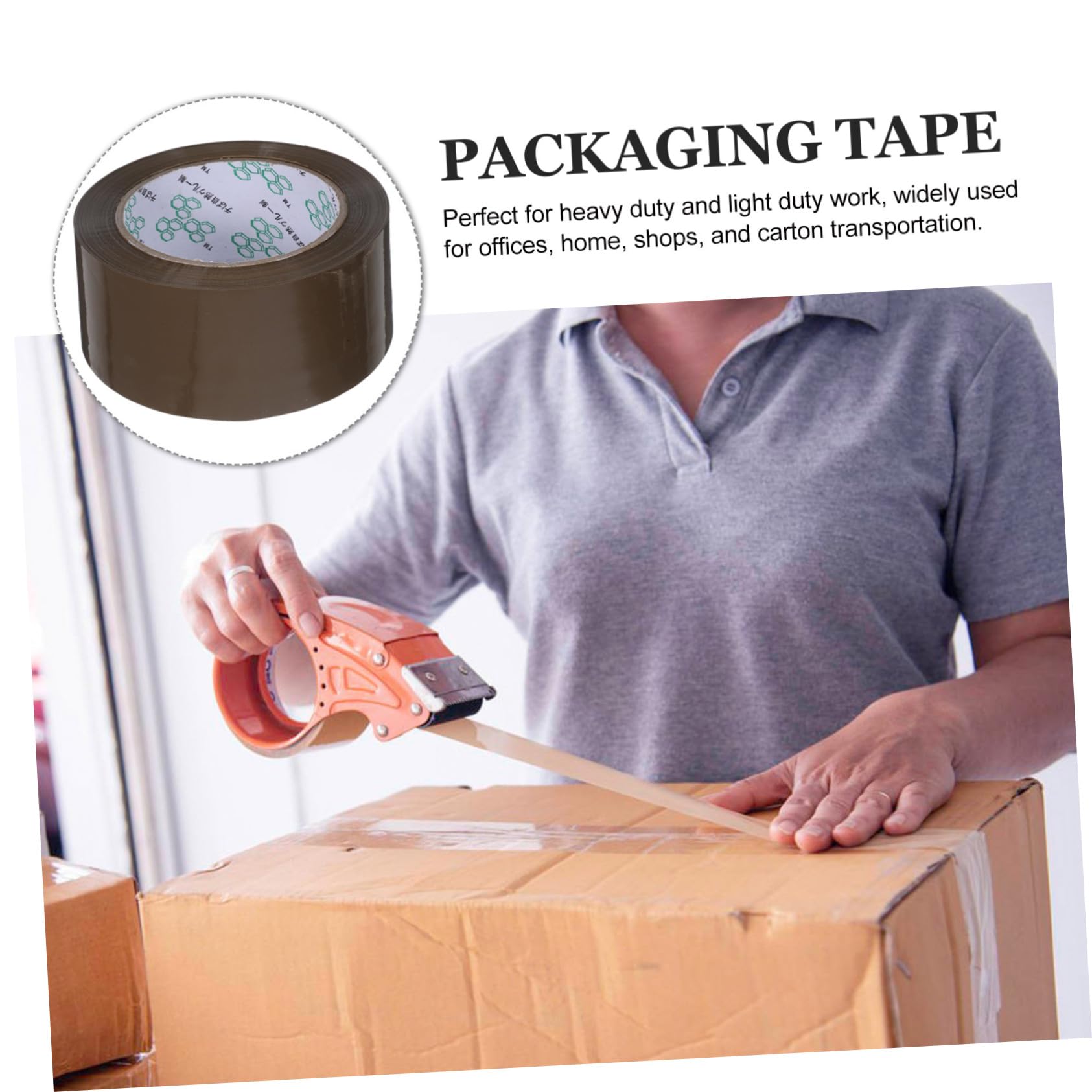 PLAFOPE 5rollen Packband Versandband Umzugskarton-versiegelungsband Mit Starkem Klebeband Für Verpackungszwecke Und Sicheren Versand