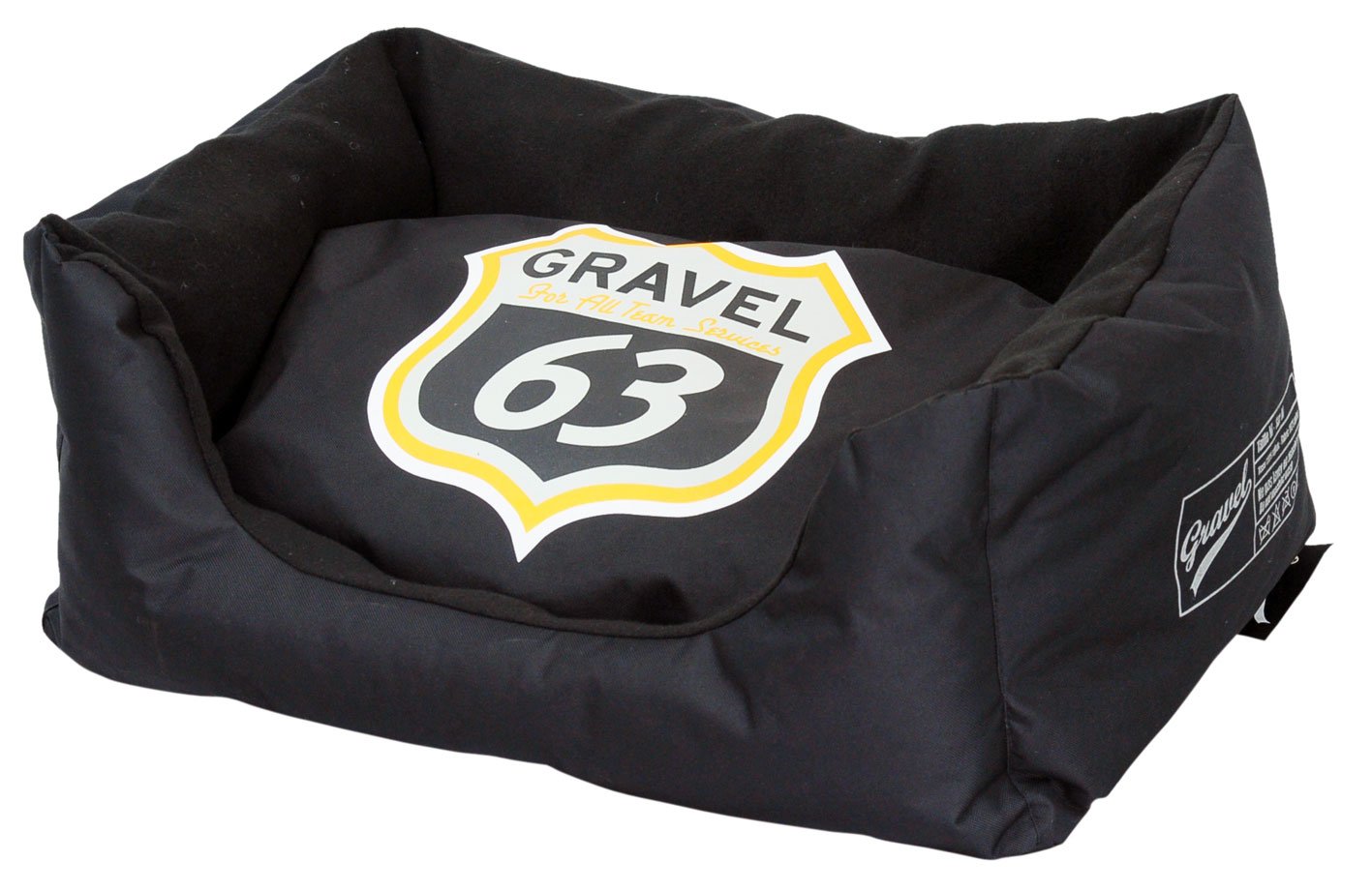 Gravier Chiens Technologie Canapé Moteurs pour Chien, 75 x 50 x 35 cm, L, Noir