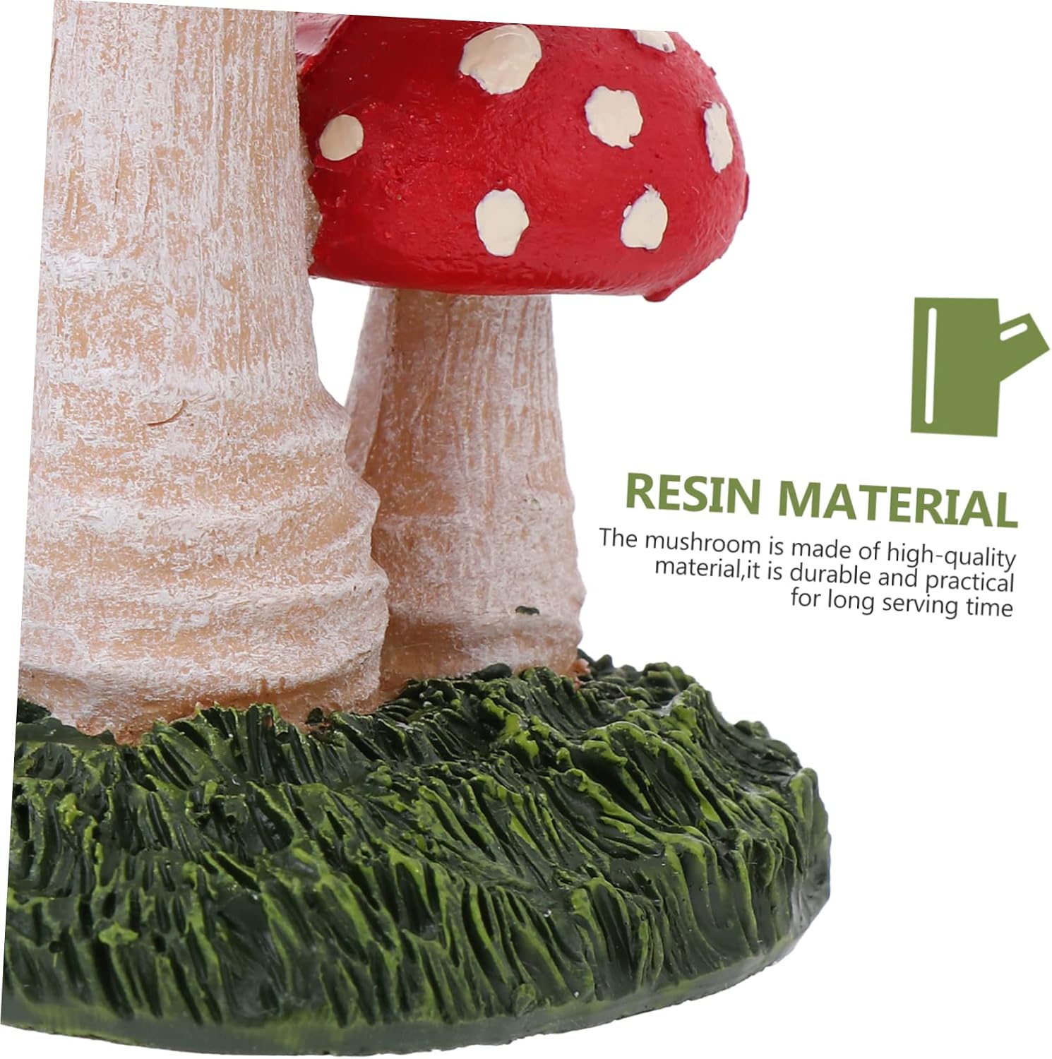 1pc Resin Mushroom Stool Earthy Decor for Home for Mushroom Party Decorations