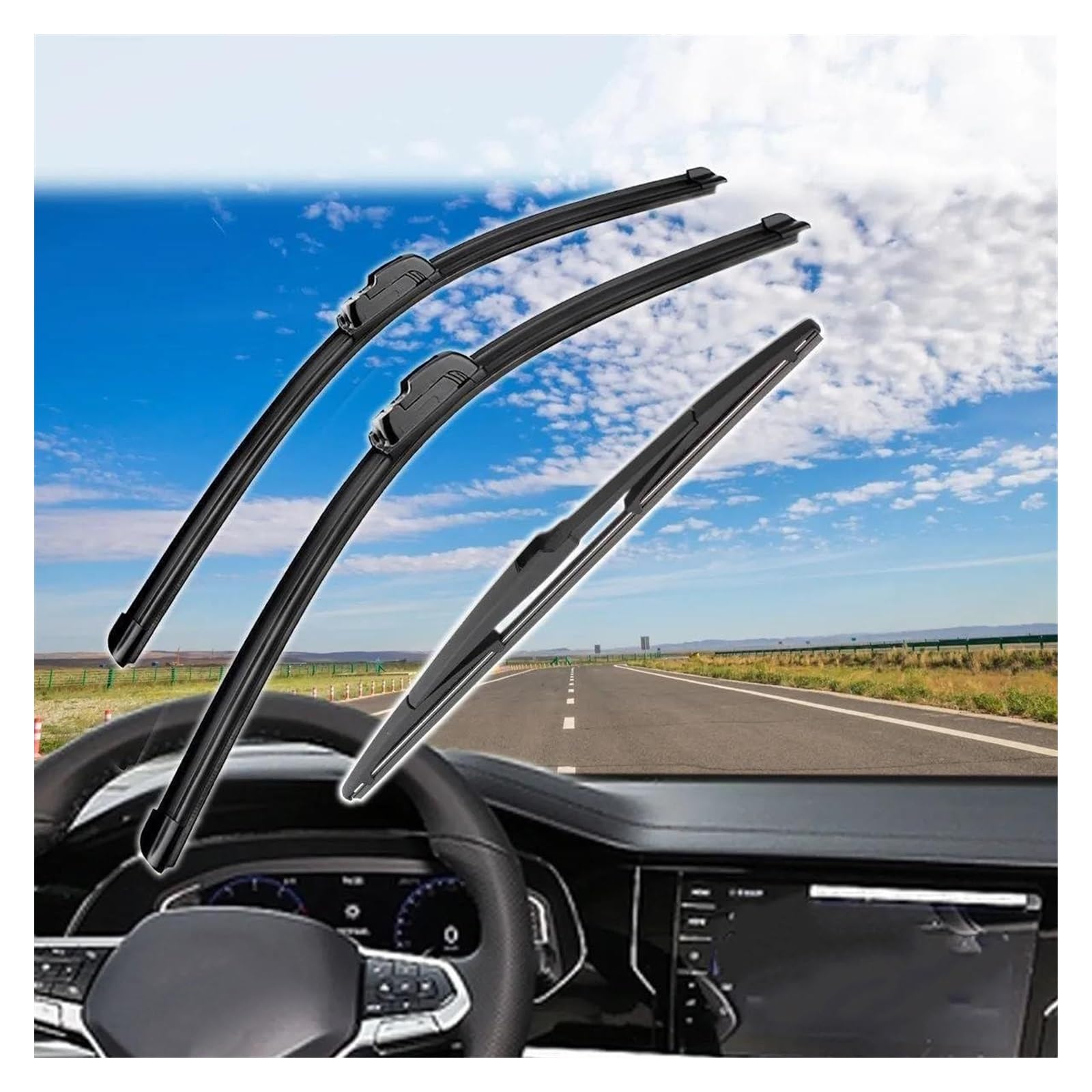 Per T&oyota Per Previa Per Tarago Per Estima 2000-2005 26 "+ 18" + 16 "Anteriore Spazzole Tergicristallo Posteriori Parabrezza Auto Tergicristallo Tergicristalli Automotive