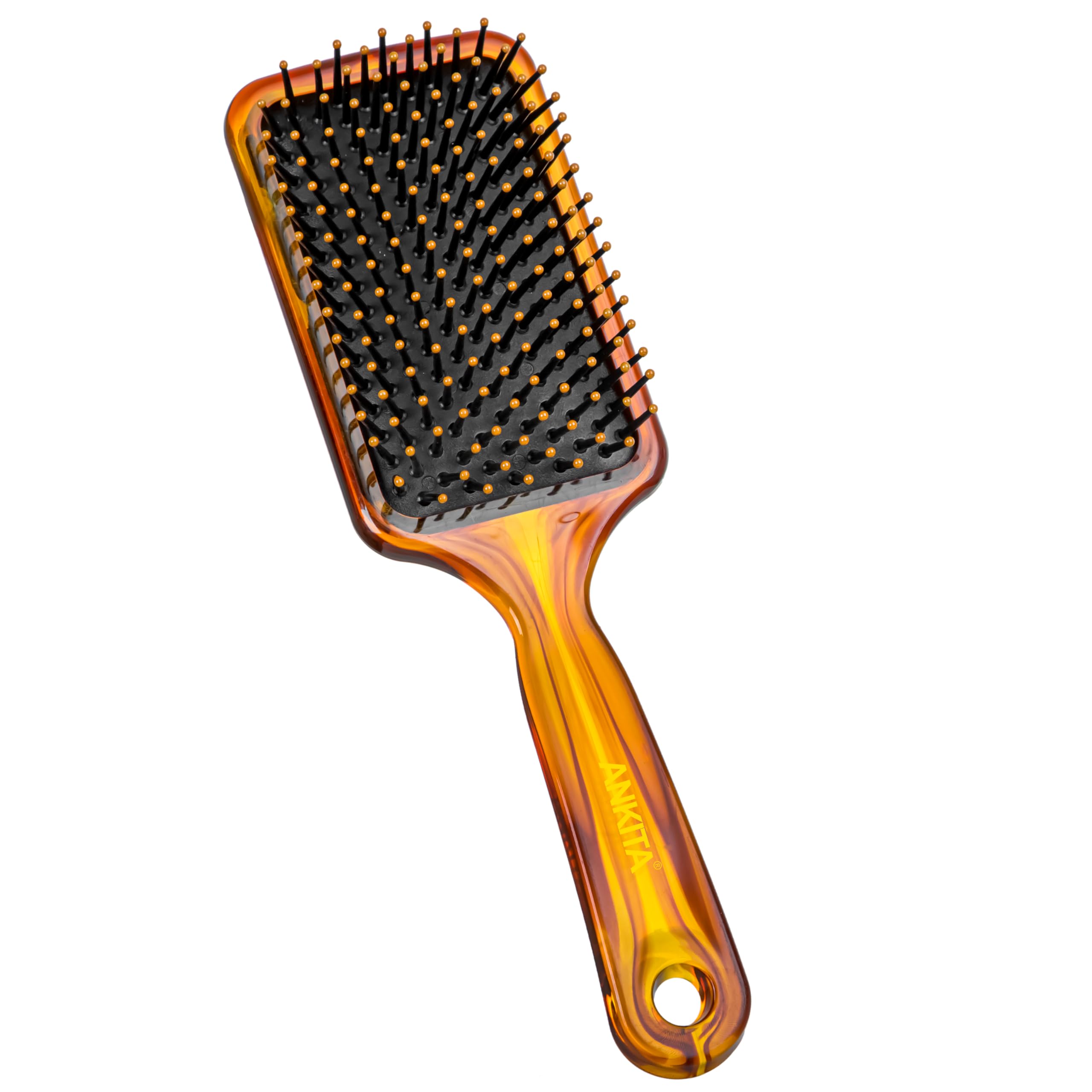 Ankita Flat Hair Brush|Paddle Hair Brush with Strong and Flexible soft Bristles|For Grooming, Straightening, Smoothing, Detangling Hair, Ideal for Men & Women (155 S)-image-41
