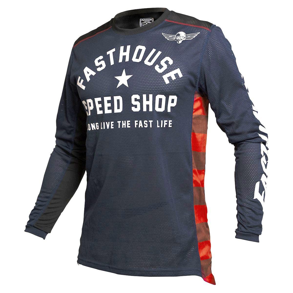 FASTHOUSE Originals Air Cooled Jersey (Navy/Black, Small)