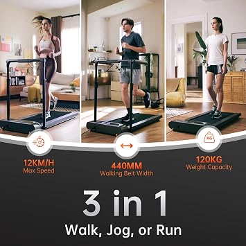 WalkingPad Folding Treadmill, 2 in 1 Walking Pad with Handle for Home