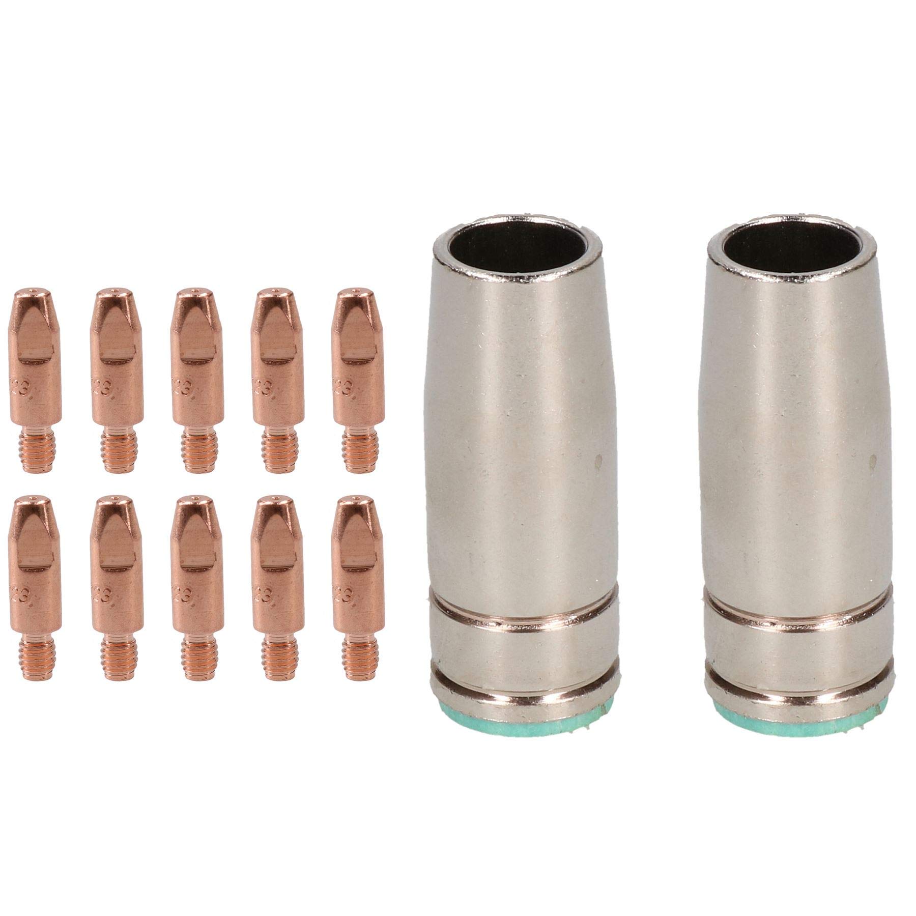 Tube de contact 10x0.6mm ronde MIG MO25 pour un guidage de fil précis sans projections