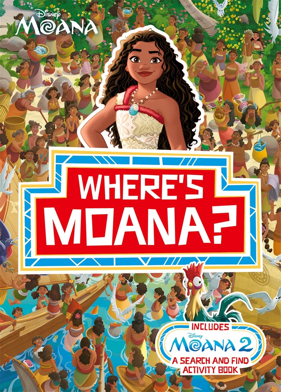 Where's Moana?: A Disney Moana Search and Find Activity Book