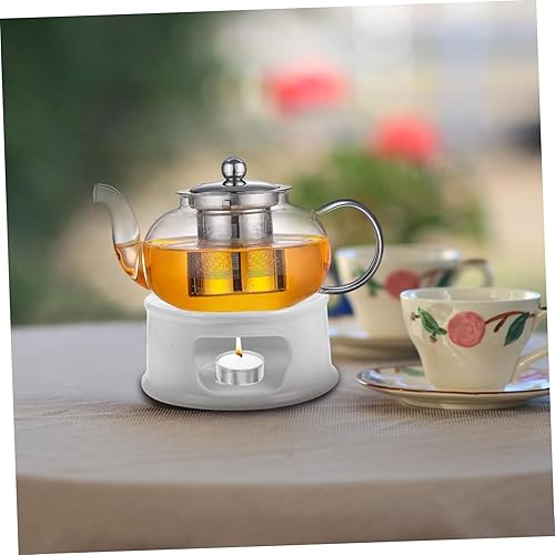 Miniatura 9 de Calentador de tetera, accesorio para calentador de té, calentador de tetera de cerámica, calentador de luz de té de larga duración, cerámica