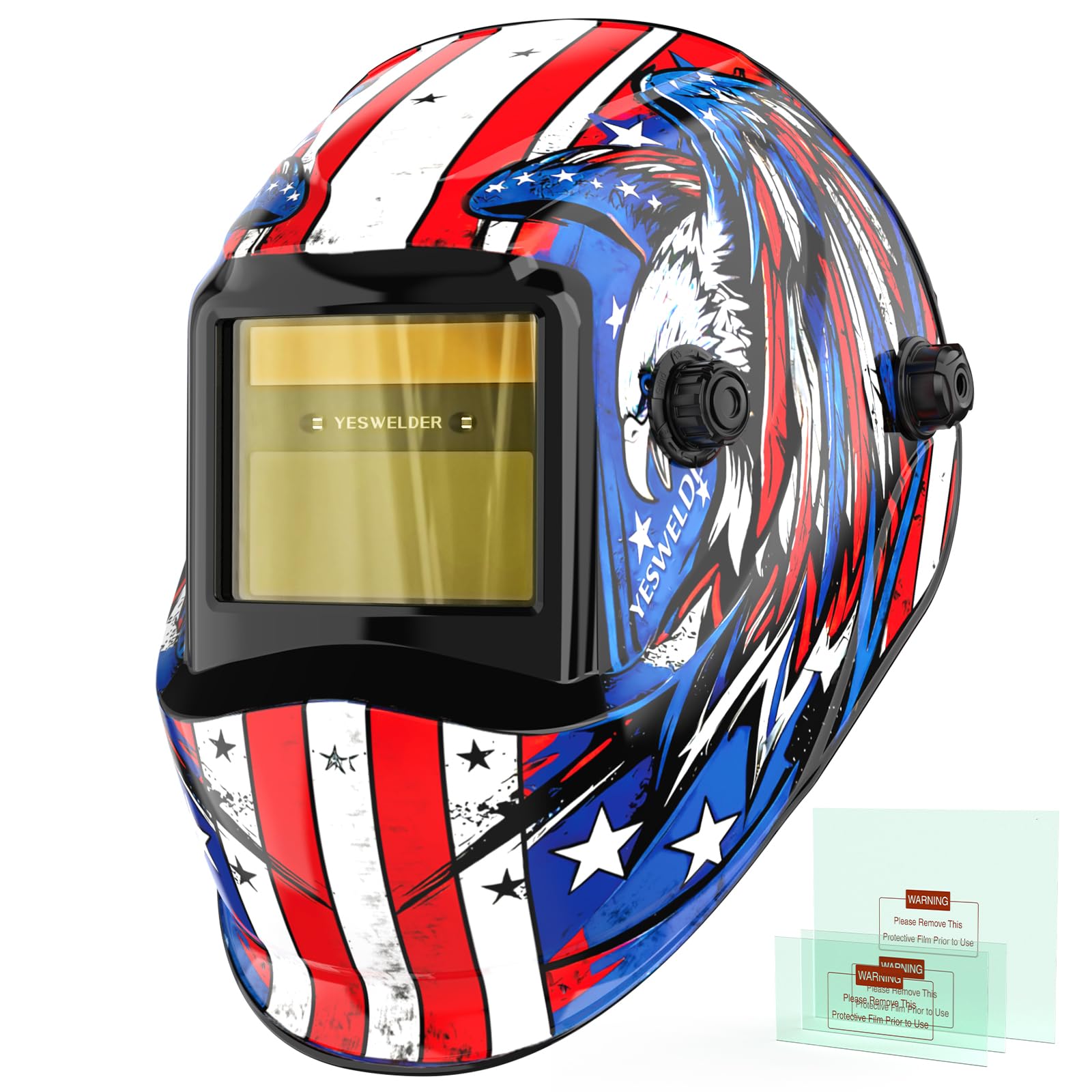 YESWELDER Auto Darkening Welding Helmet 1/1/1/1 True Color, LYG-L600A