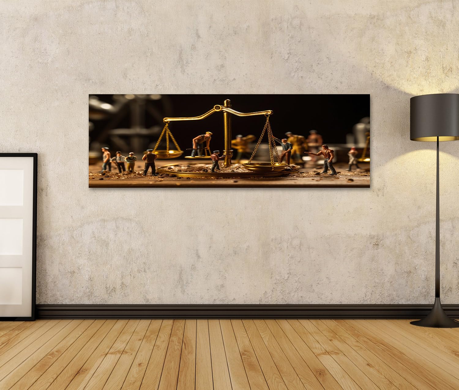 islandburner cuadro sobre lienzo escala justicia mesa trabajador obra obra obra derecho conz imágenes murales póster