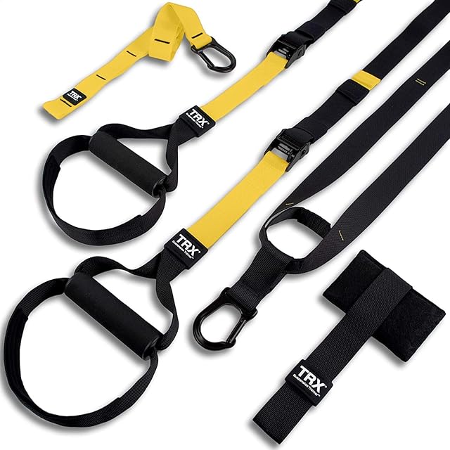 TRX All-in-One Suspension Trainer and Bundle Kit - Home-Gym System for the Seasoned Gym Enthusiast, Includes TRX Training Club Access