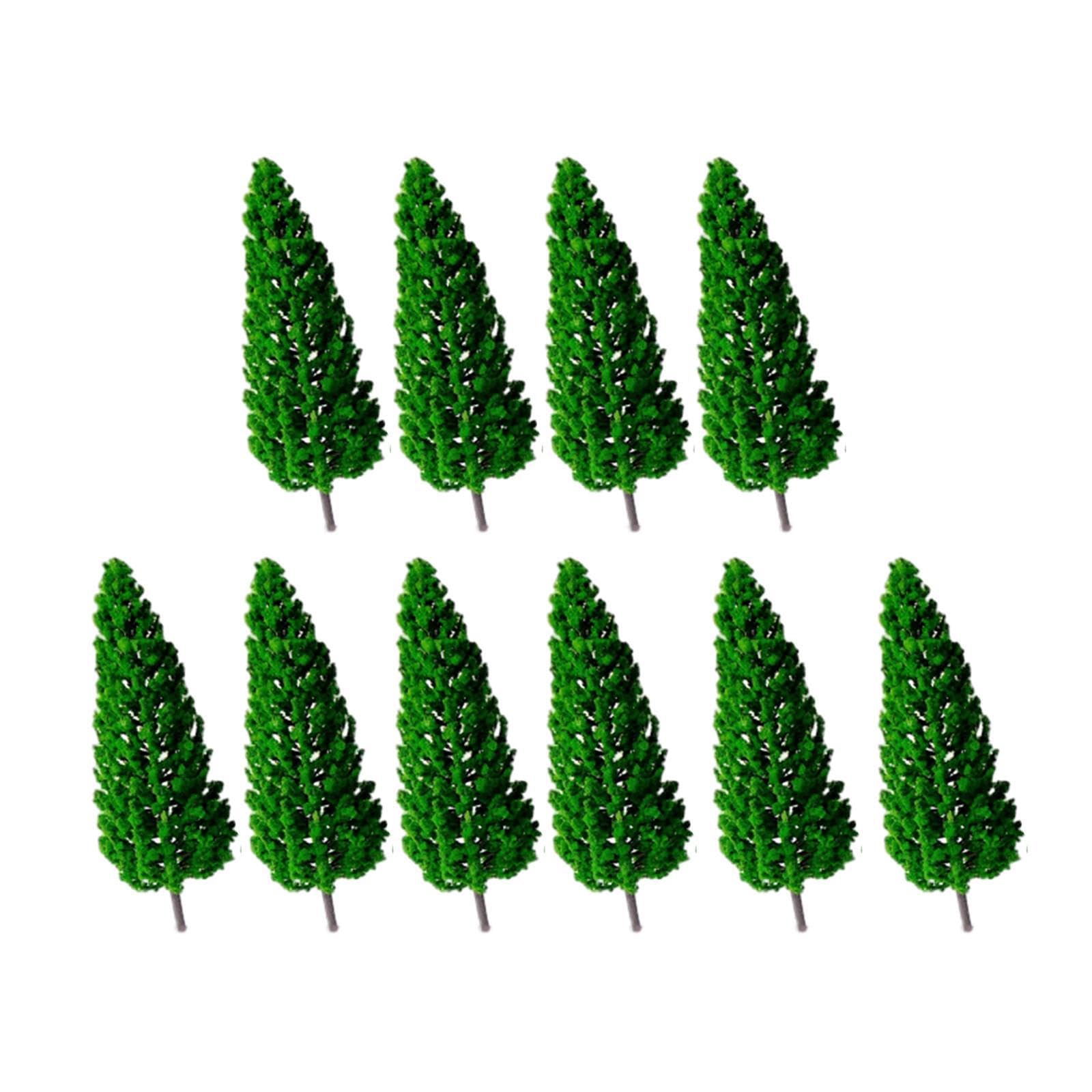 QUXVUIS Diorama Miniature Trees Landscape Decoration Stunningly Realistic Miniature Green Trees Making Models Captivating DIY Crafts Building Model Green