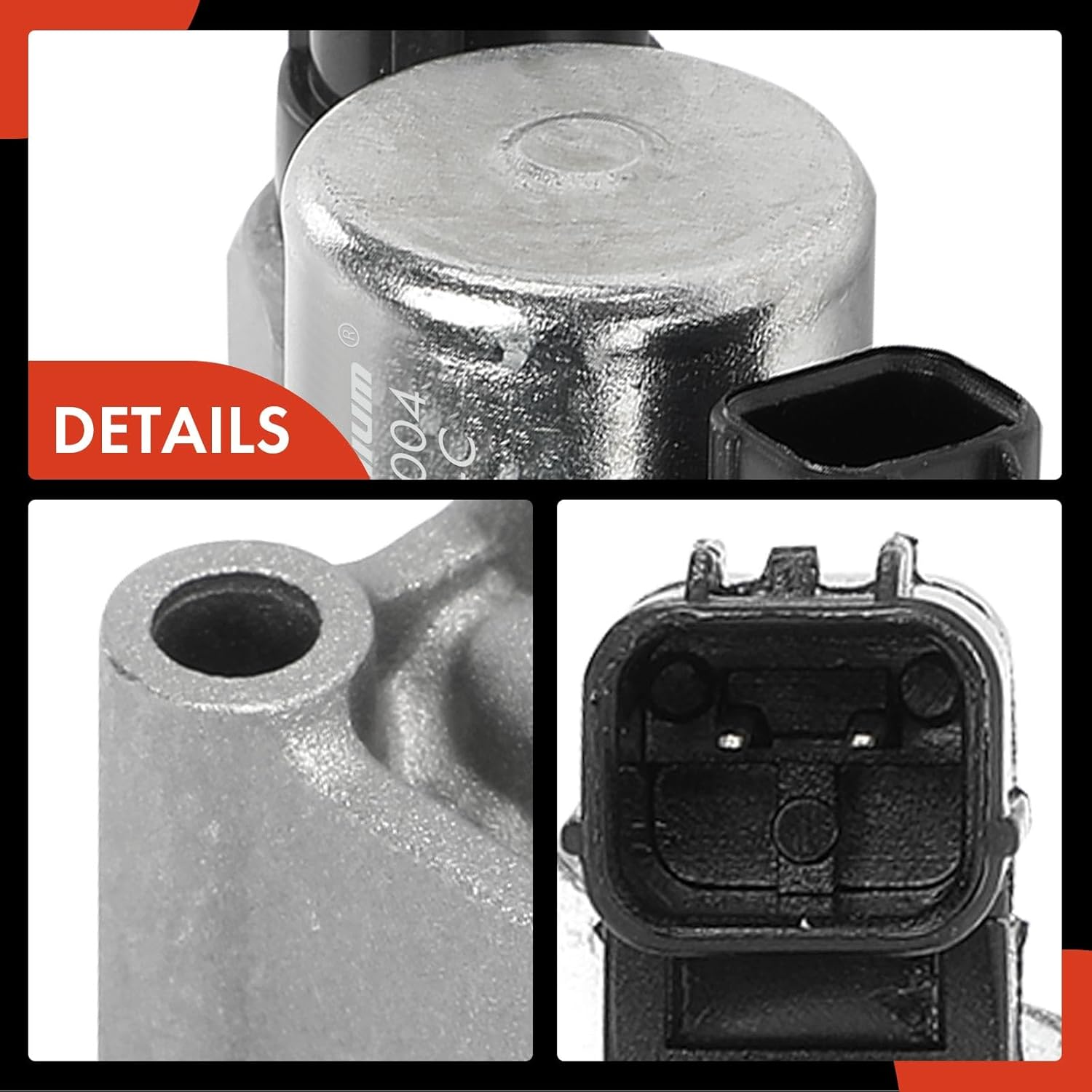 A-Premium Engine Variable Valve Timing (VVT) Solenoid Compatible with Acura RDX 2007-2012 2.3L, Replace# 15810RWCA01