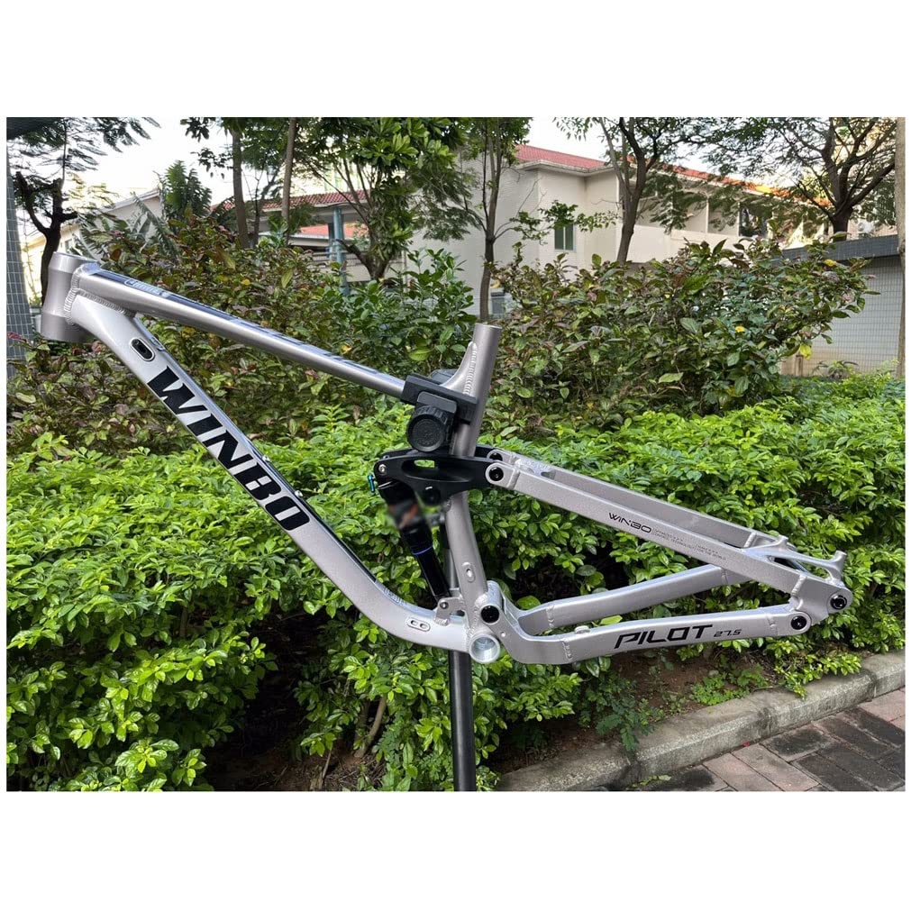 HIMALO Downhill Bike Frame 26er 27.5er 29er Mountain Bike Suspension Frame 17''/18'' DH/XC/AM Enduro Aluminium Alloy Frame Disc Brake Thru Axle 12 * 148mm(Silver,29 * 17'')