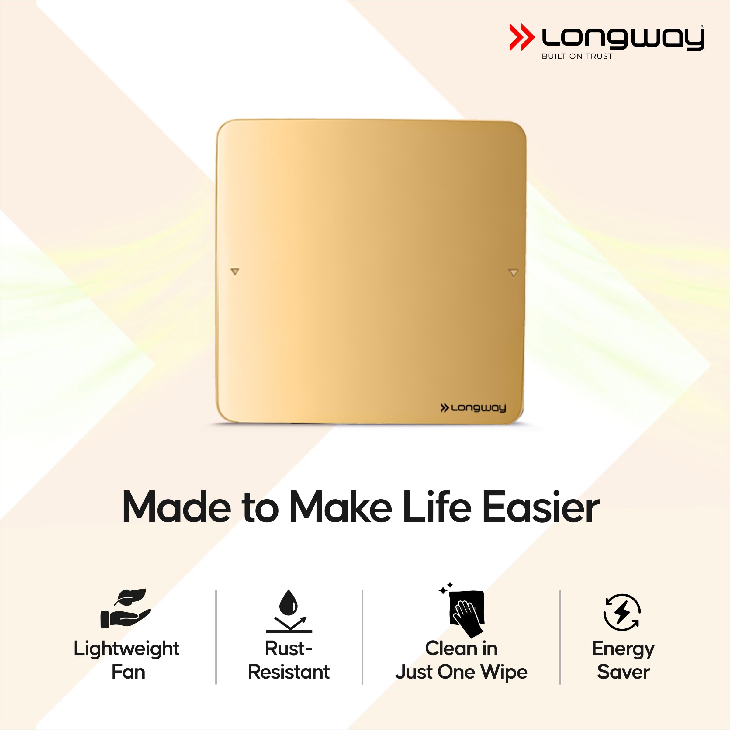 LONGWAY Exhaust Fan - Quiet & Powerful Ventilation -7