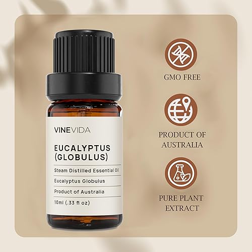 Miniatura 3 de VINEVIDA Aceite esencial de eucalipto de 4 onzas  Aceite de eucalipto sin diluir 4 onzas  Aroma de aceite de vela de eucalipto  Aromas de velas de