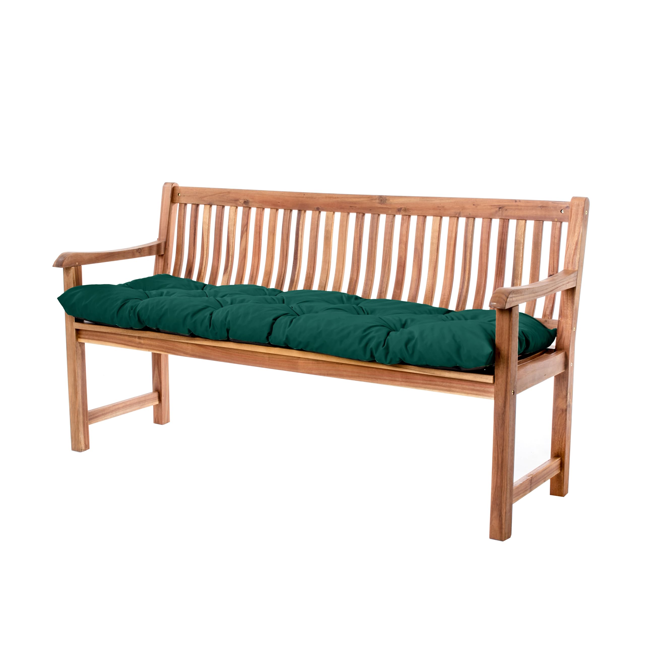 Cuscino Per Panchina Da Giardino 143x52cm - Resistente All'Acqua, Imbottitura Schiuma, Viola - Foto 3