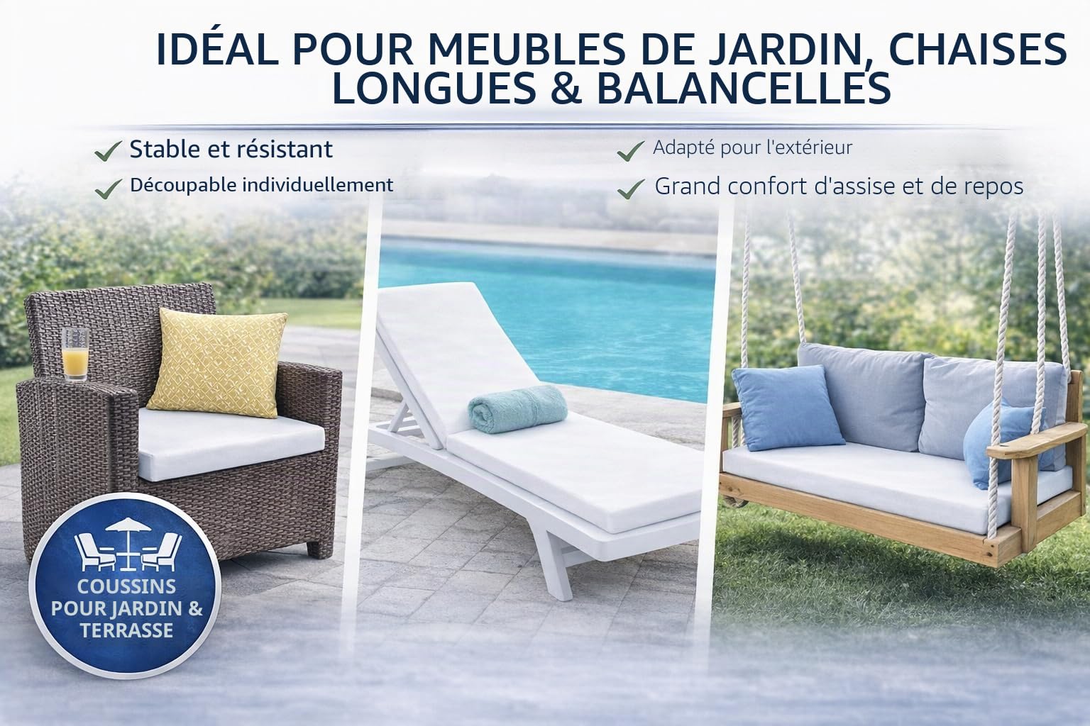 All4All Mousse pour Rembourrage - Matelas - Éponge pour canapés, assises - Haute densité - 120x200x5cm - D25/44