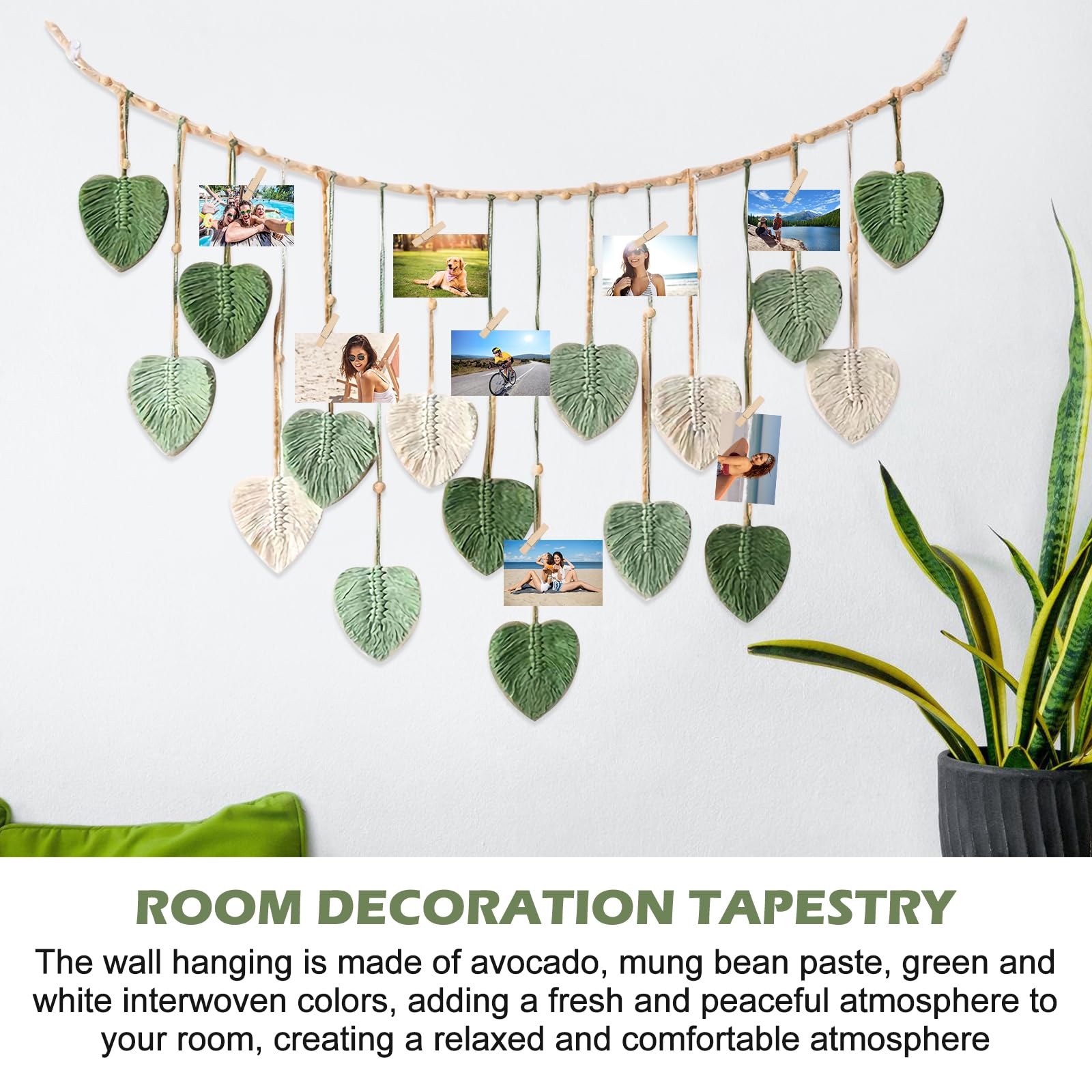 Macramé Wandtapijt, Handgemaakt Geweven Macramé Wandtapijt, Boho, Deurgordijn Voor