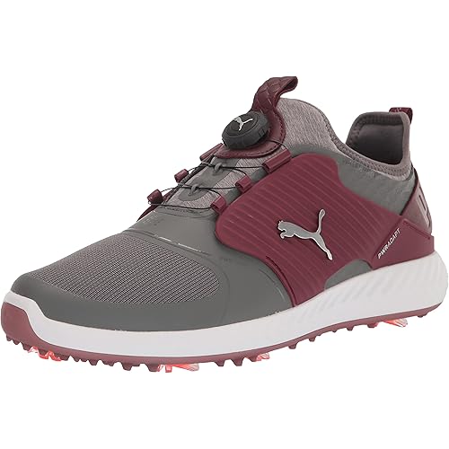 PUMA Men's Ignite Pwradapt Caged Disc Golf Shoe