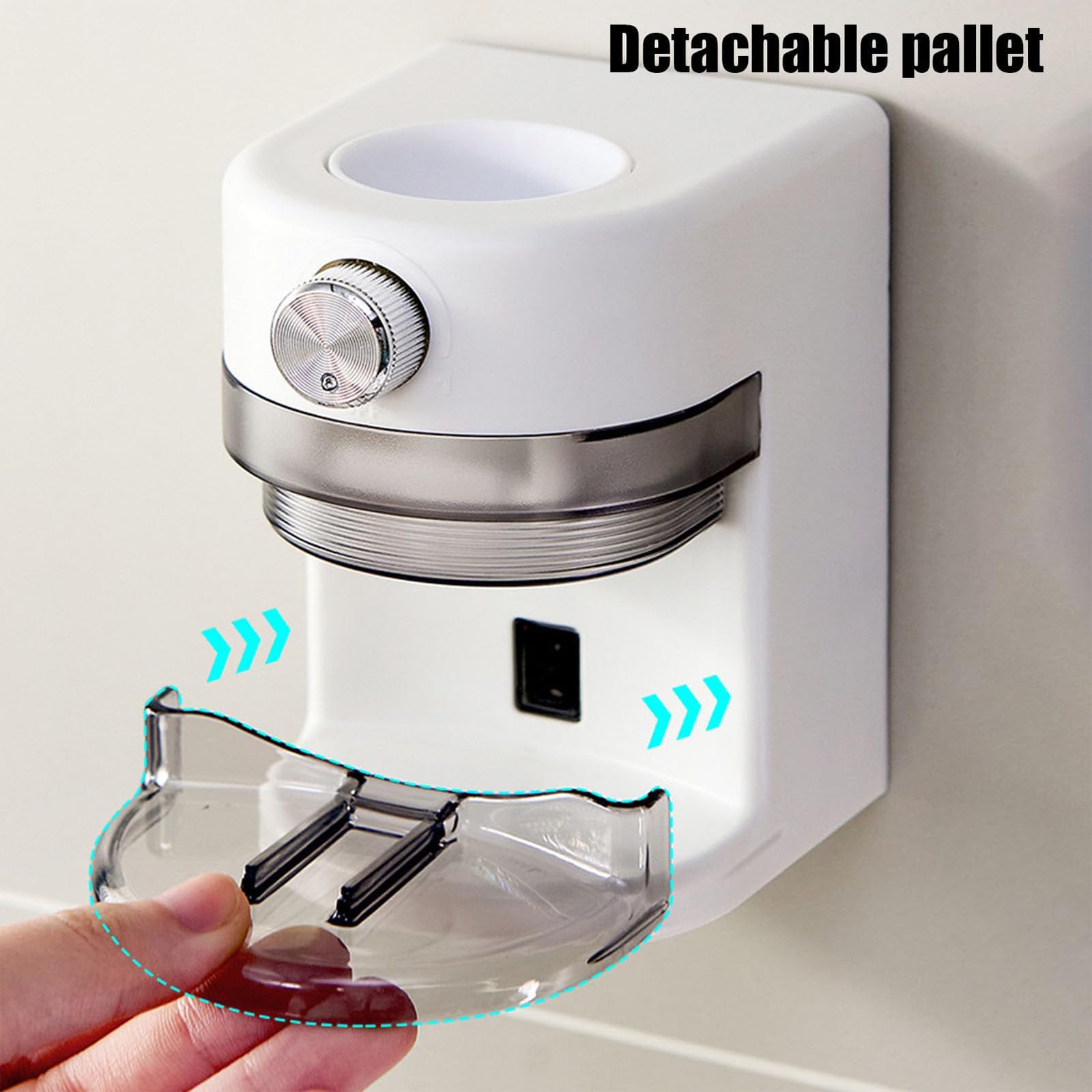 Dispensador Automático de Pasta de Dientes, Ajuste Continuo, para Baño | Dispensador de Pasta de Dientes Eléctrico Montado en la Pared, Exprimidor de Pasta de Dientes Recargable