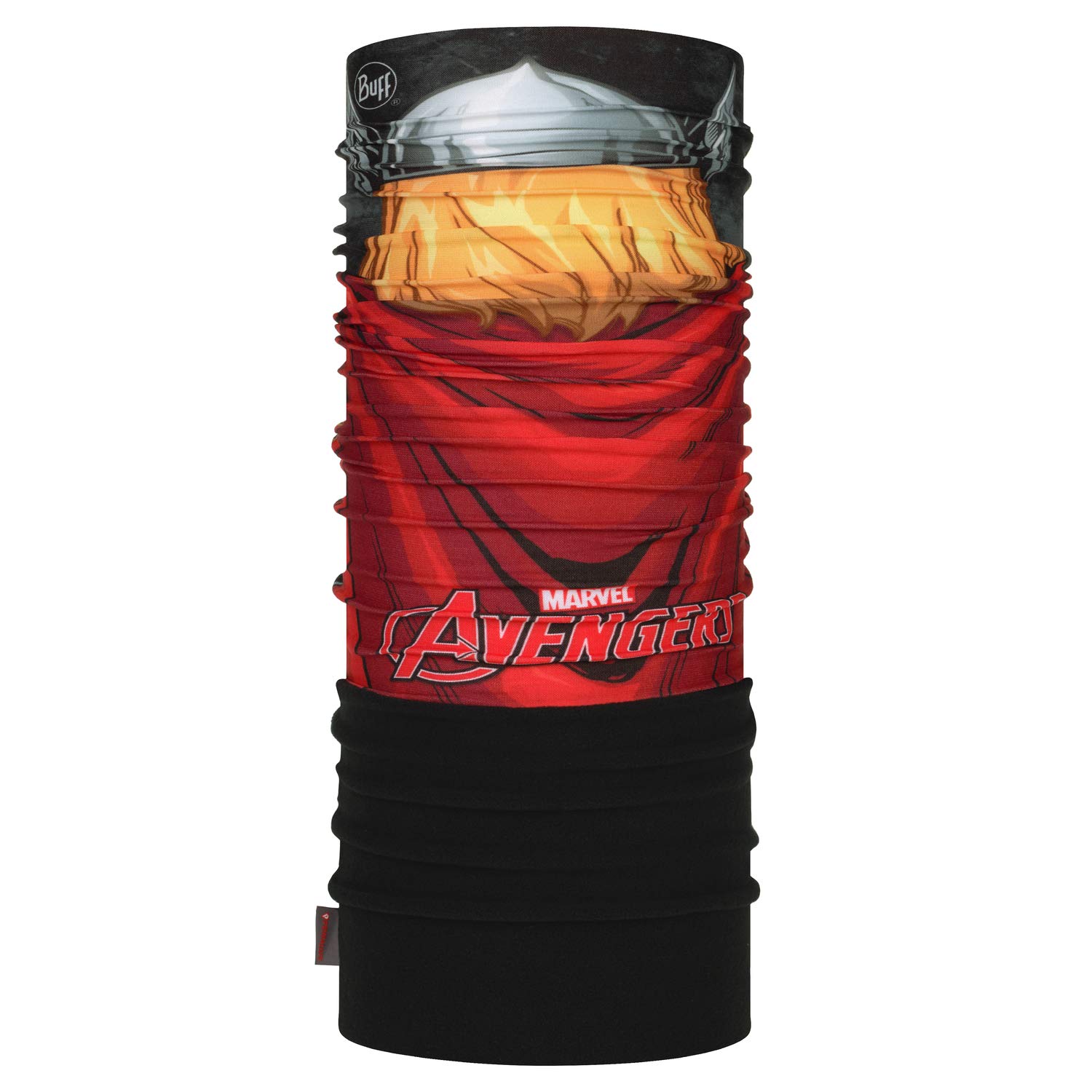 Tour De Cou Polaire Buff Super Heroes Enfant - ARC REACTOR BLACK - Taille Unique - Unisexe - Chaleur Et Confort