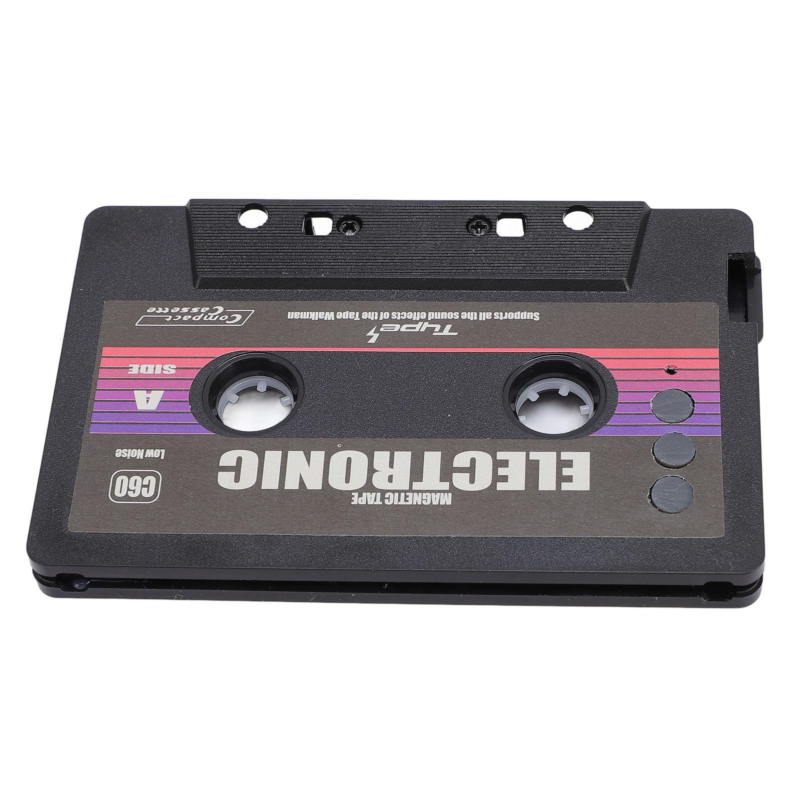 aqxreight Adattatore a Cassetta Wireless per Auto Stereo con Alimentazione USB e Slot Scheda di Memoria per Trasmettere la Musica Digitale Dal Telefono