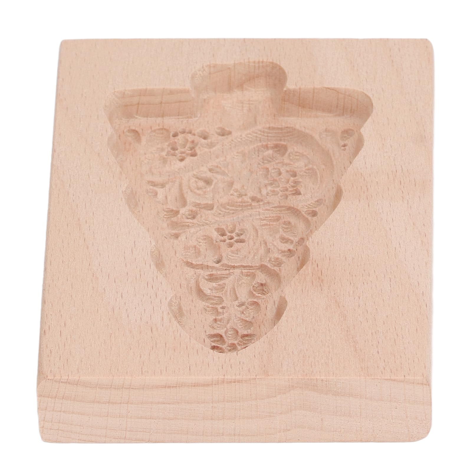 Keksausstecher, Keksformen aus Holz, Keks, Lebkuchenkeksform, geschnitzter Ausstecher, Lebkuchenkeks-Pressstempel, Weihnachtsbaumform